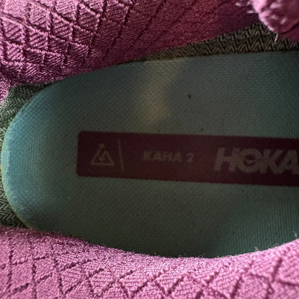 Hoka One‎ One Women's Kaha 2 Low GTX Grape Wine Hiking Shoes Size 7B